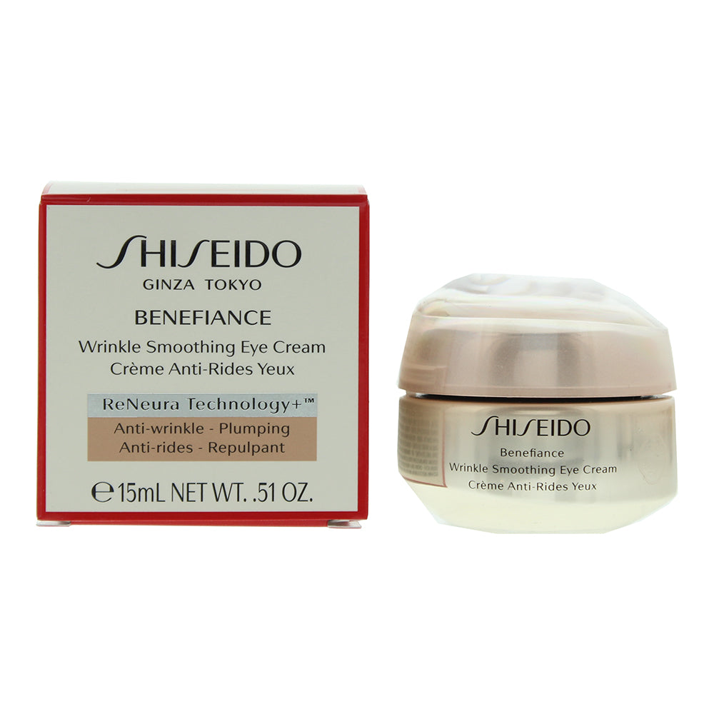 Shiseido Benefiance Wrinkle Smoothing Eye Cream 15ml - Glow Empire