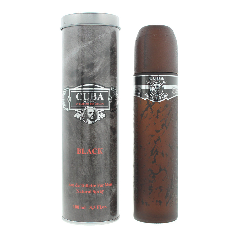 Cuba Black Eau de Toilette 100ml Spray - Glow Empire