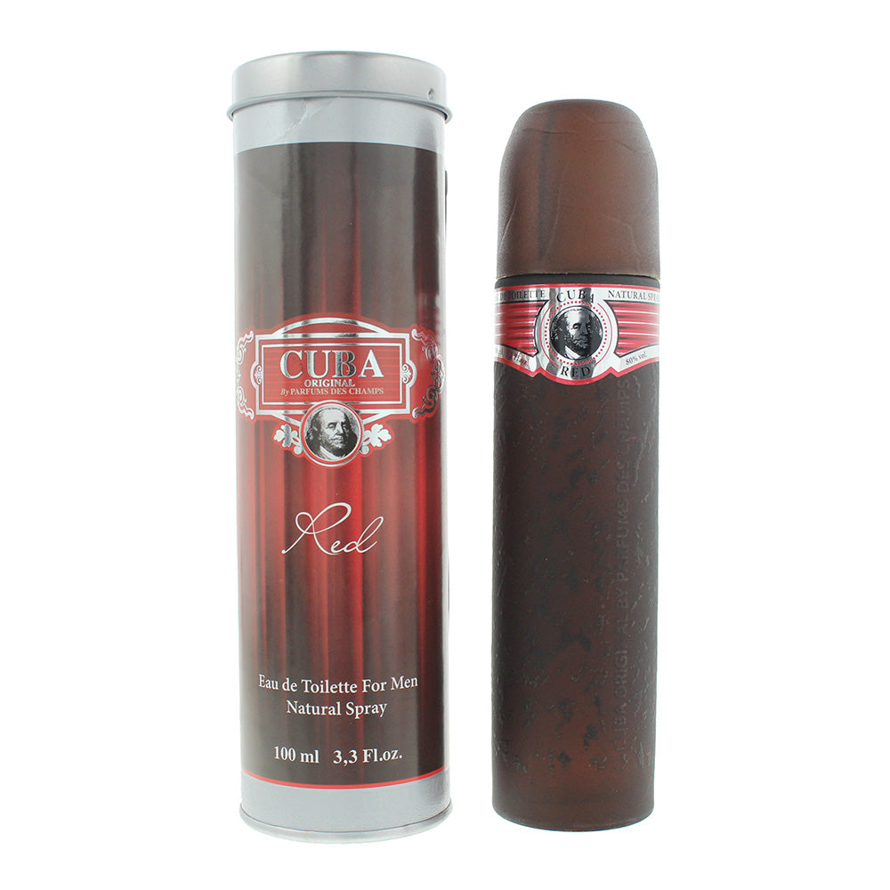 Cuba Red Eau de Toilette 100ml Spray - Glow Empire