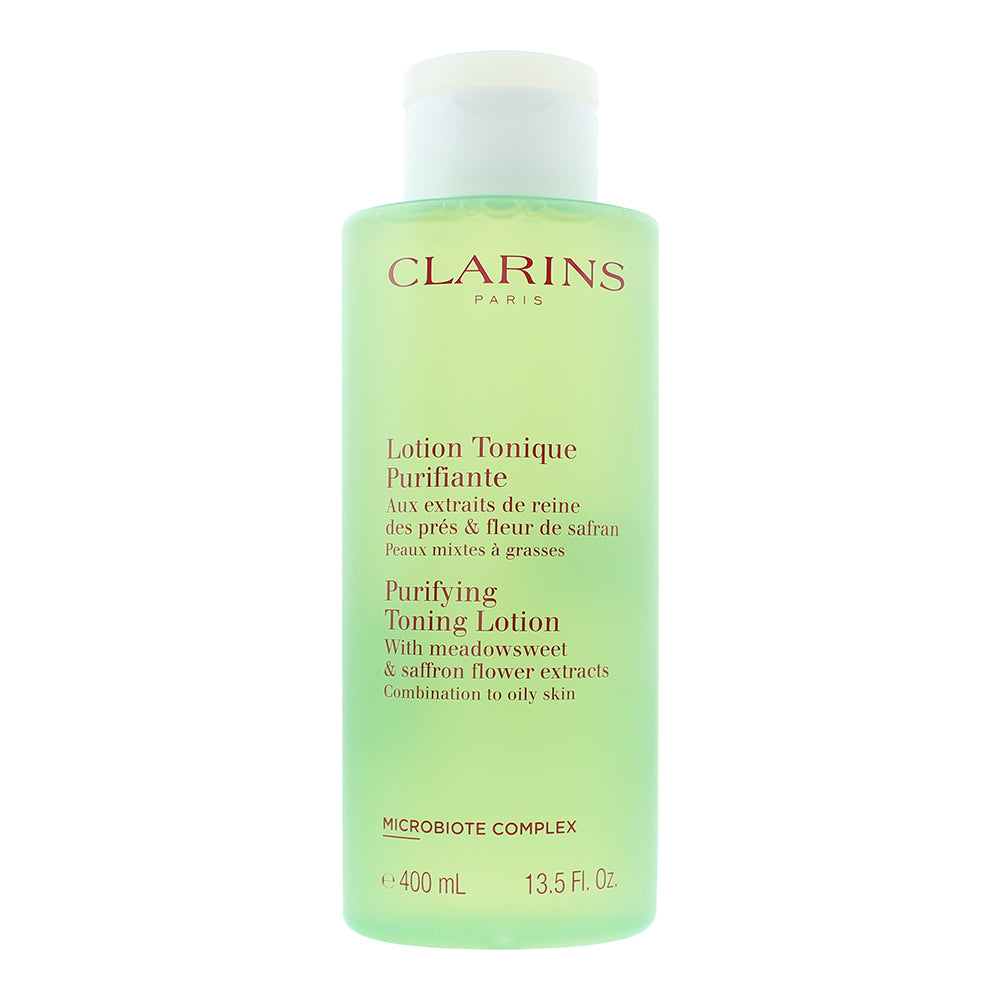 Clarins Combi Oily Skin Purifying Toning Lotion 400ml - Glow Empire