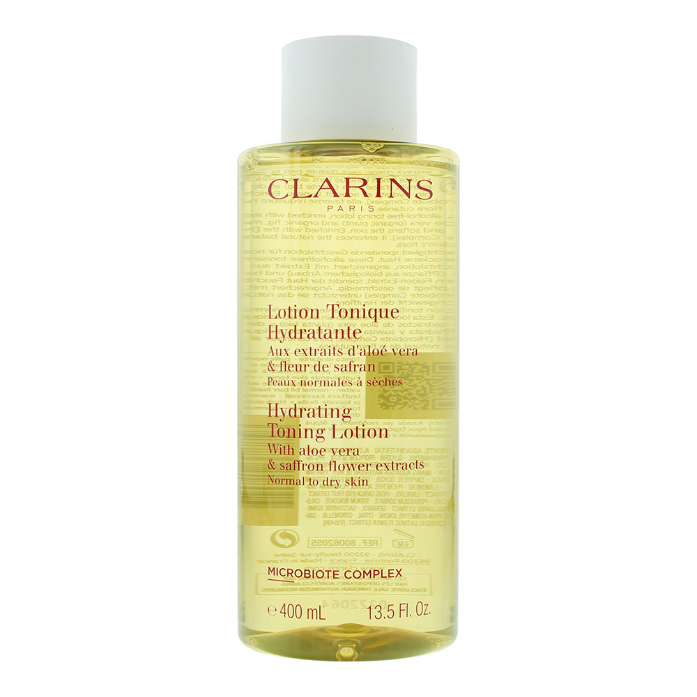 Clarins Normal Dry Skin Hydrating Toning Lotion 400ml - Glow Empire