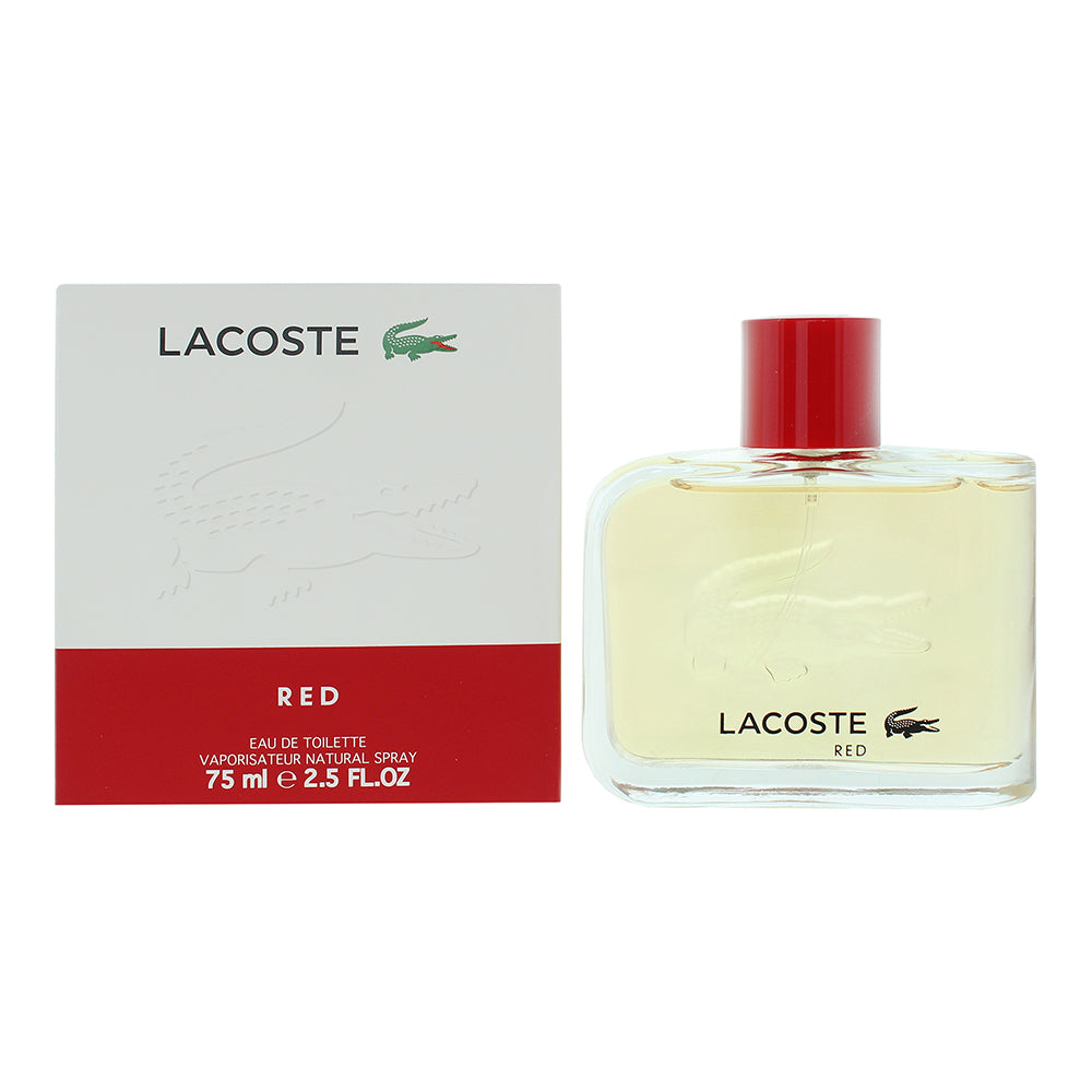 Lacoste Red Eau de Toilette 75ml - Glow Empire