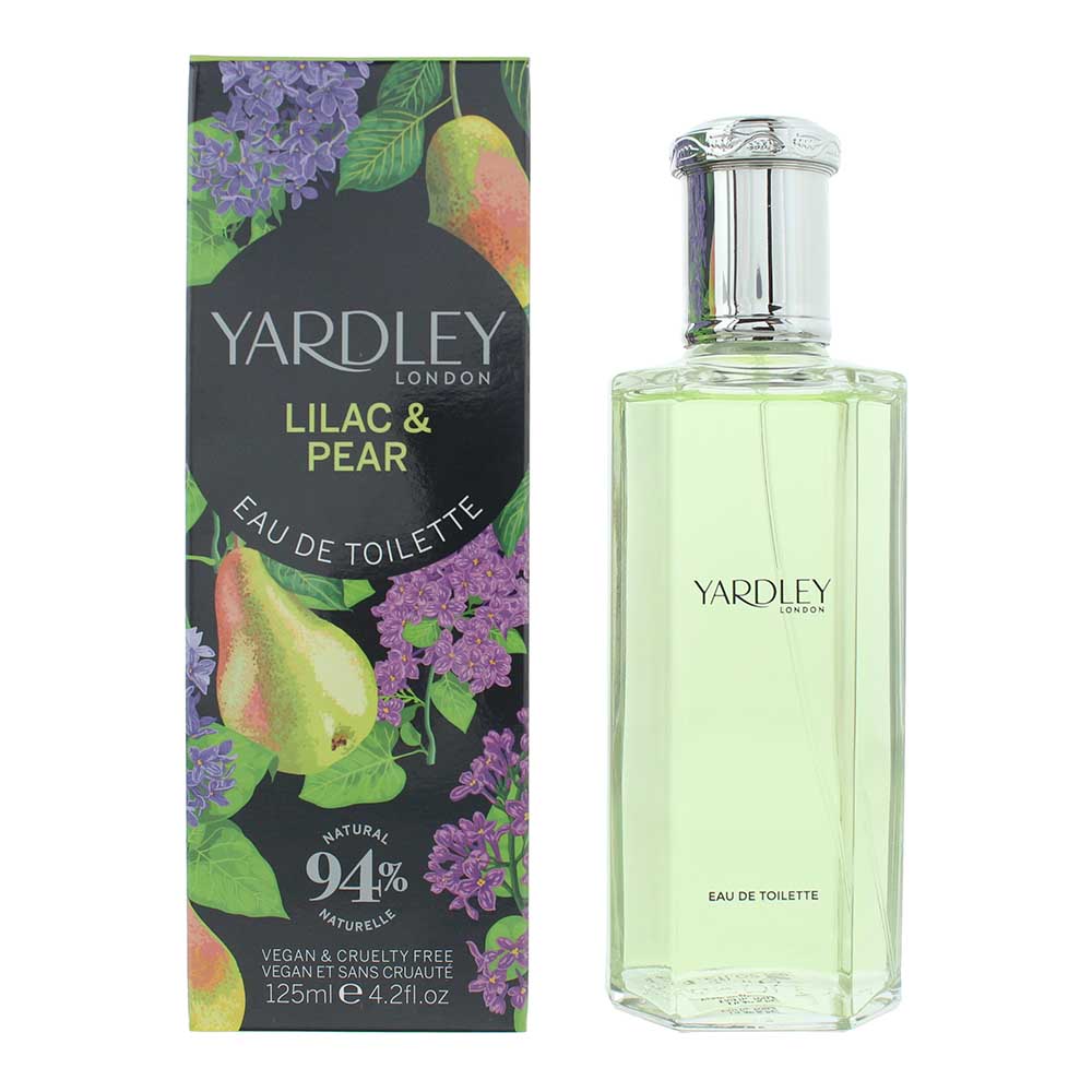 Yardley Lilac & Pear Eau de Toilette 125ml Spray - Glow Empire