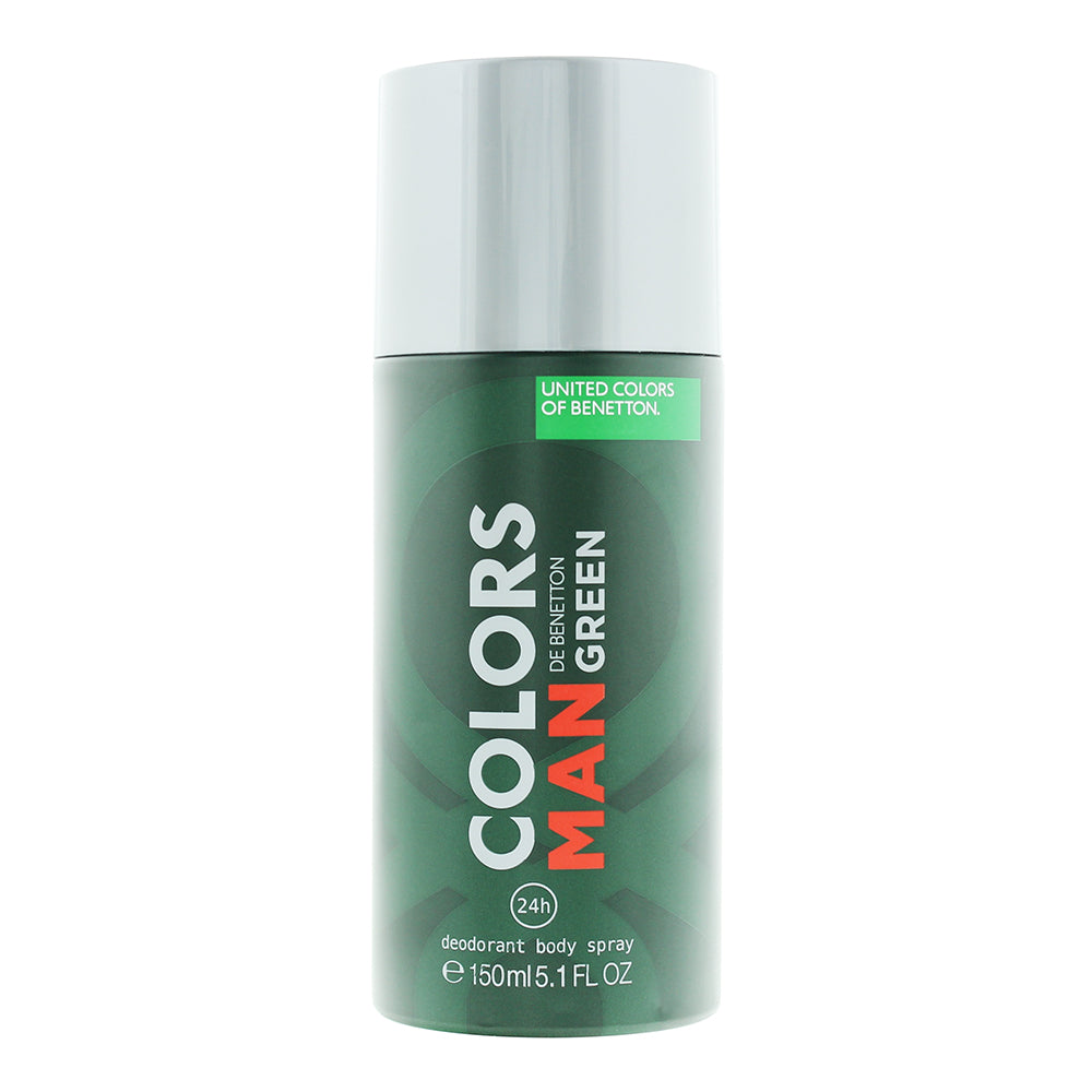 Benetton Colours de Benetton Green Deodorant Spray 150ml - Glow Empire