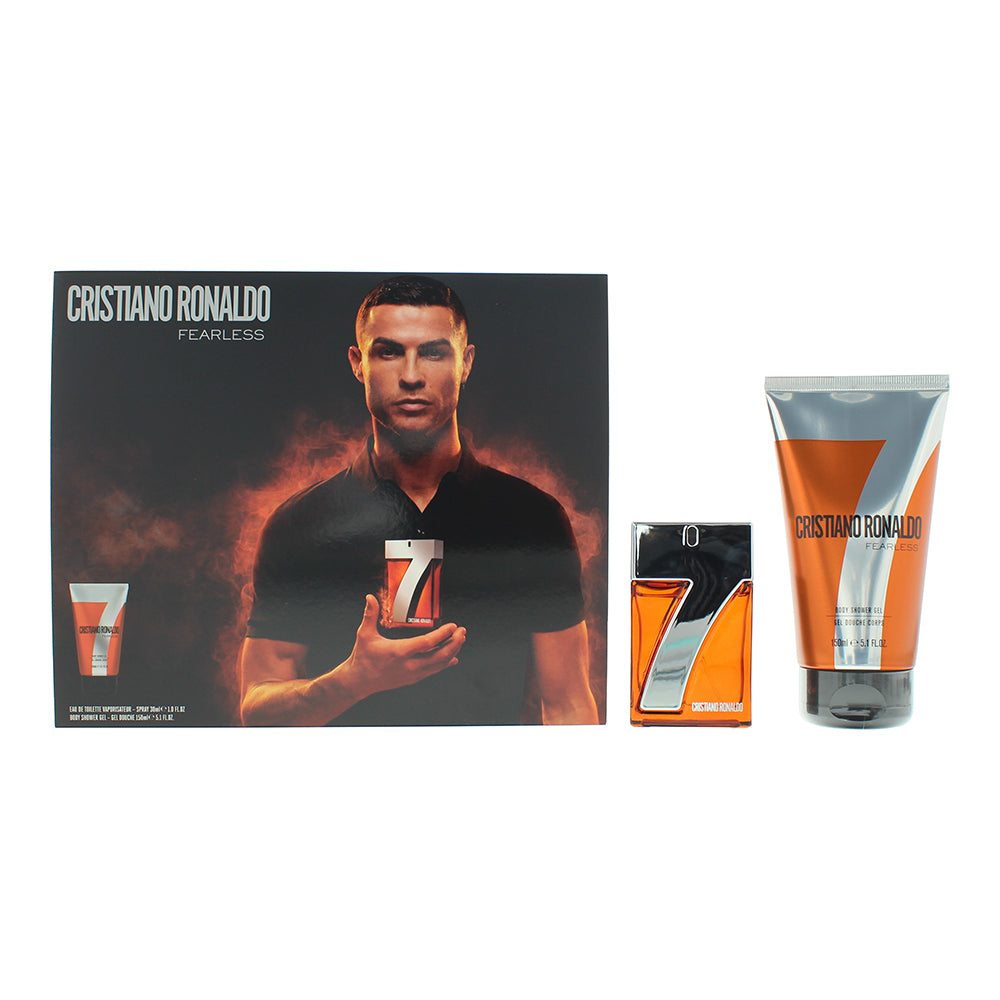 Cristiano Ronaldo CR7 Fearless 2-Piece Gift Set (Eau de Toilette 30ml, Shower Gel 150ml) - Glow Empire
