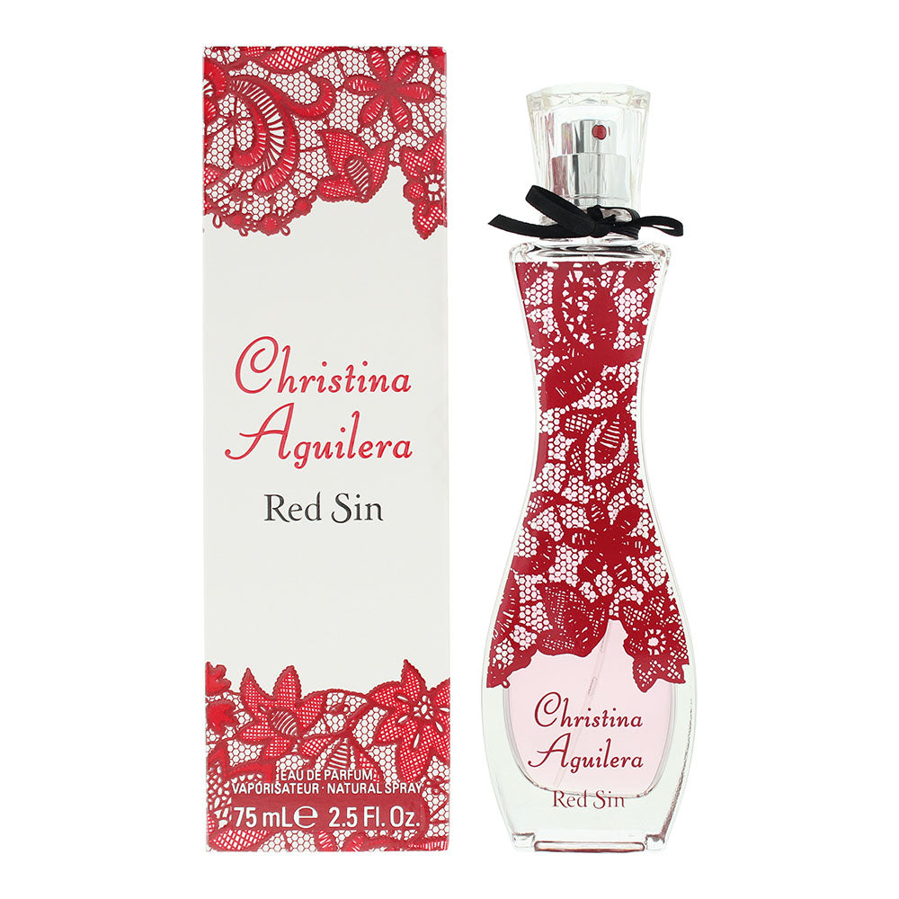 Christina Aguilera Red Sin Eau de Parfum 75ml Spray - Glow Empire