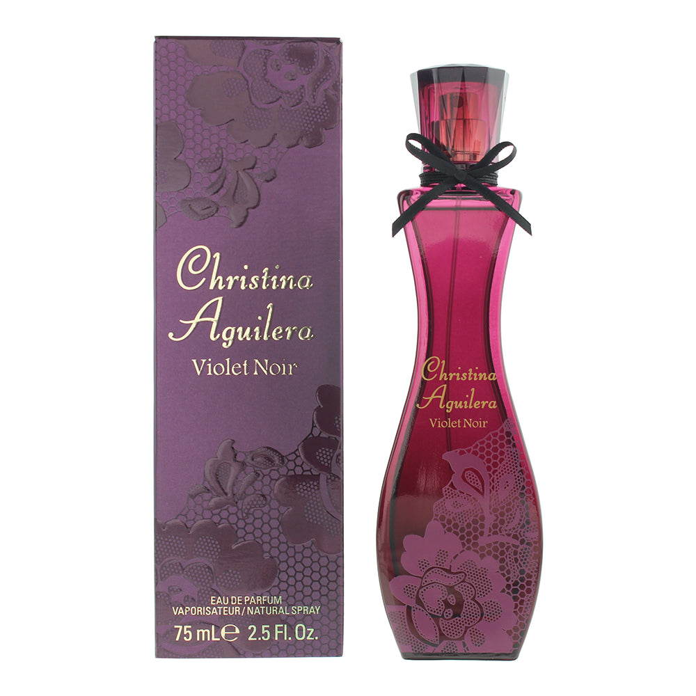 Christina Aguilera Violet Noir Eau de Parfum 75ml Spray - Glow Empire
