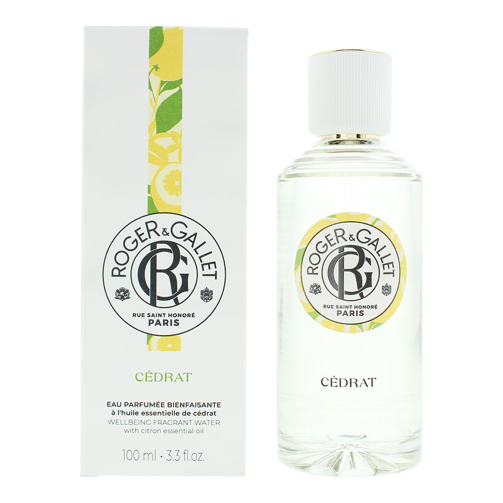 Roger & Gallet Cédrat Wellbeing Fragrant Water 100ml Spray - Glow Empire