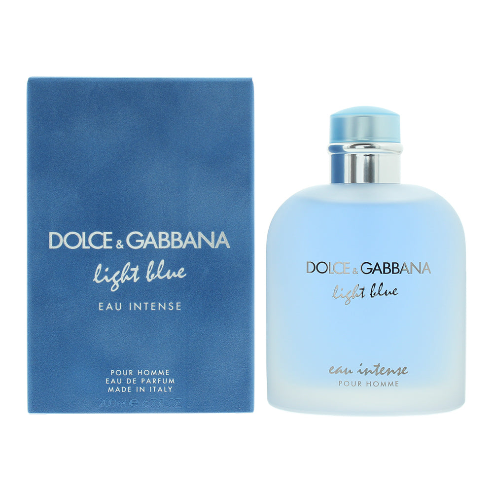 Dolce & Gabbana Light Blue Eau Intense Pour Homme Eau de Parfum 200ml - Glow Empire