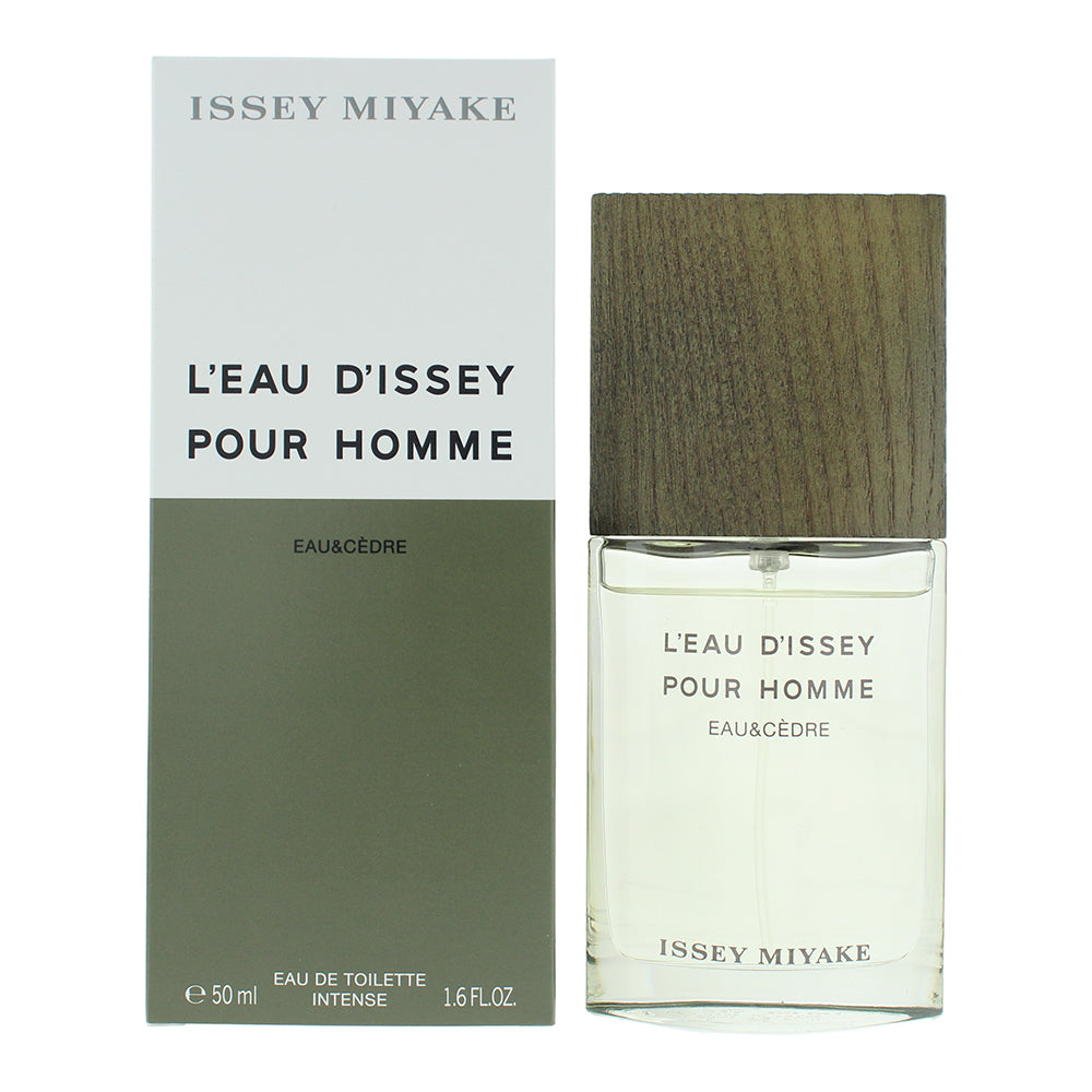 Issey Miyake L'Eau d'Issey Pour Homme Eau & Cèdre Eau de Toilette Intense 50ml Spray  - Glow Empire