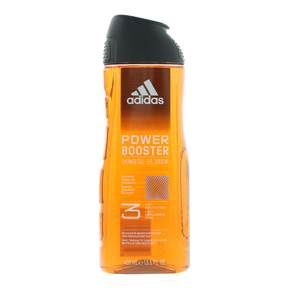 Adidas Power Booster Shower Gel 400ml - Glow Empire