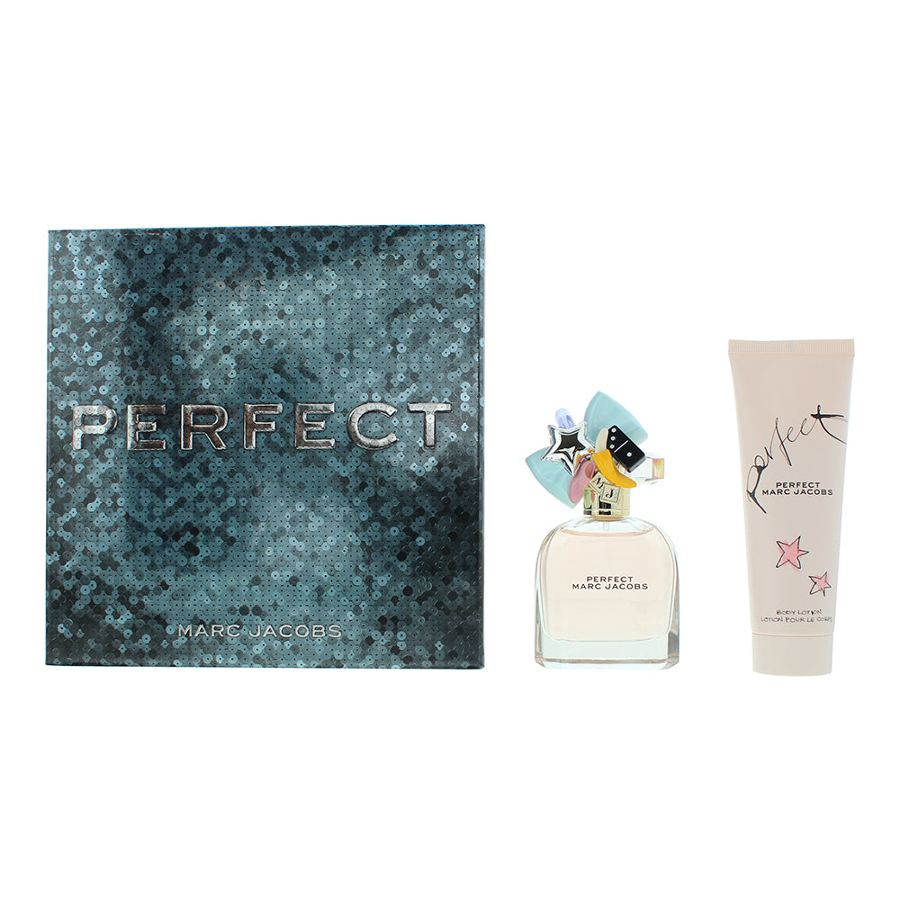 Marc Jacobs Perfect 2 Piece Gift Set: Eau de Parfum 50ml - Body Lotion 75ml - Glow Empire