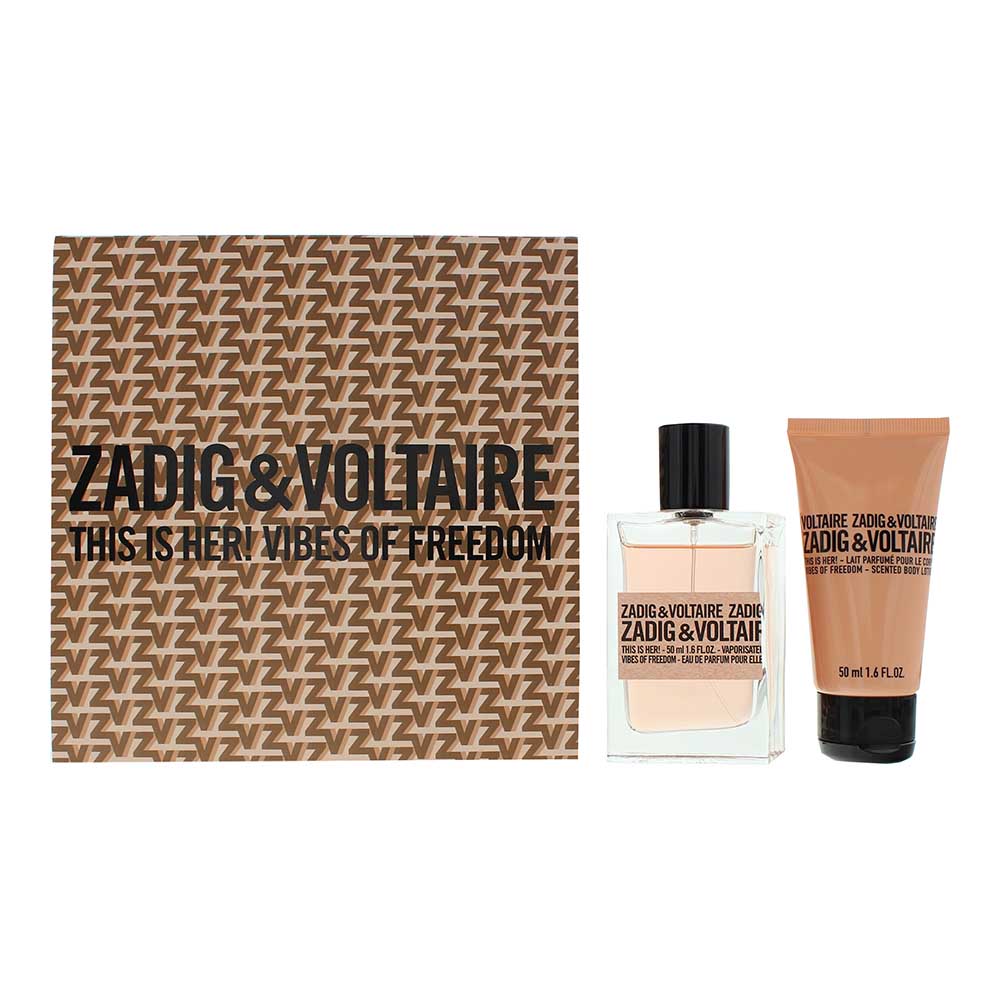 Zadig & Voltaire This is Her Vibes of Freedom 2-Piece Gift Set Eau de Parfum 50ml & Body Lotion 50ml - Glow Empire