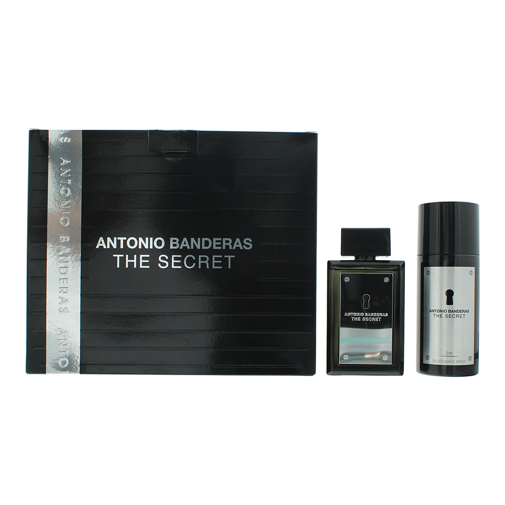 Antonio Banderas The Secret Gift Set 100ml EDT + 150ml Deodorant - Glow Empire