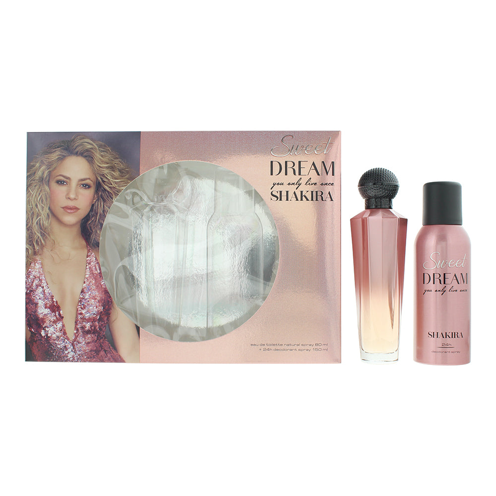 Shakira Sweet Dream You Only Live Once Gift Set 80ml EDT + 150ml Deodorant Spray - Glow Empire
