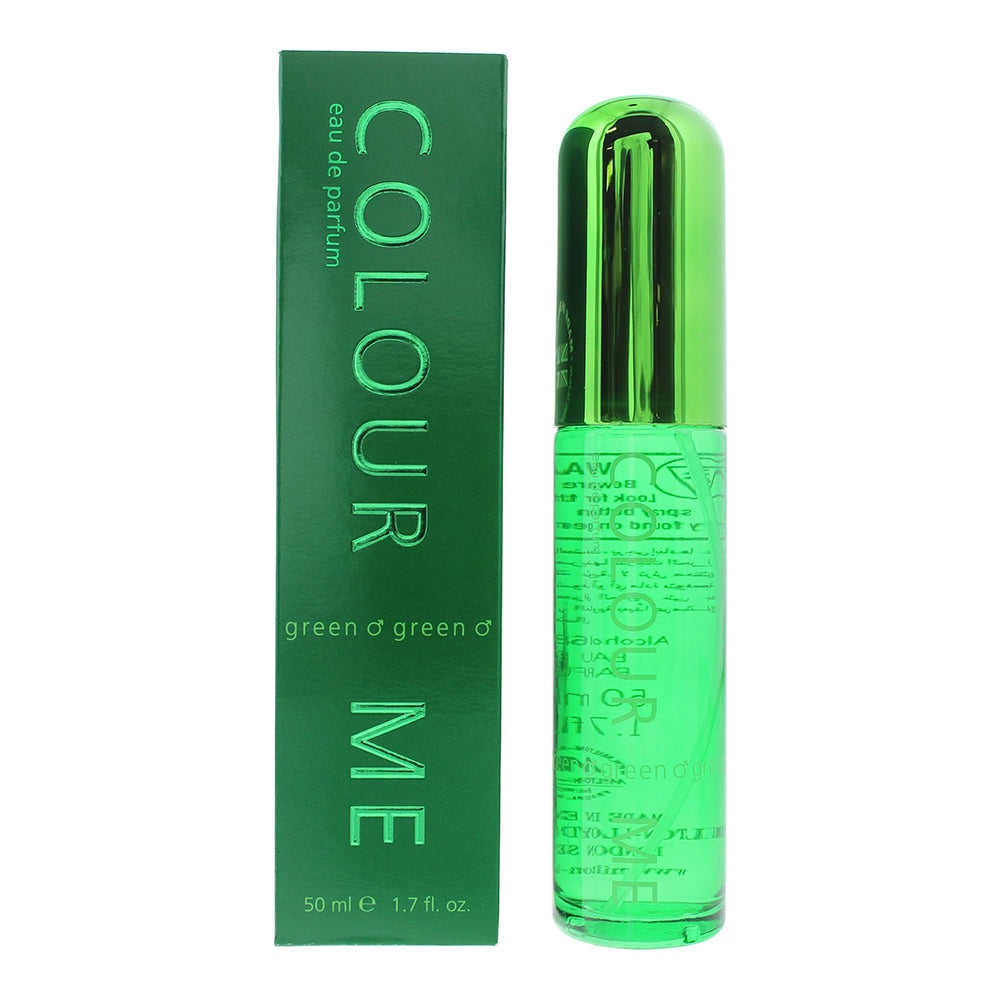 Milton Lloyd Colour Me Homme Green Eau de Parfum 50ml - Glow Empire