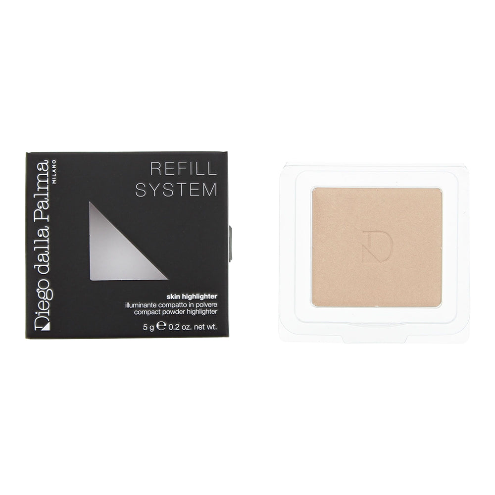 Diego Dalla Palma Skin Highlighter Compact Powder 5g - 134 Golden Sand - Glow Empire