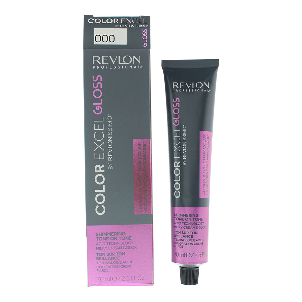 Revlon Revlonissimo Colorsmetique Color Excel Gloss 0.00 Clear Hair Colour 70ml - Glow Empire