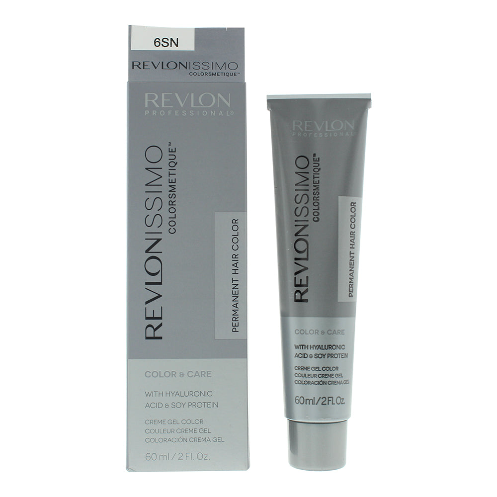 Revlon Revlonissimo Colorsmetique 6SN Dark Blonde Hair Colour 60ml - Glow Empire