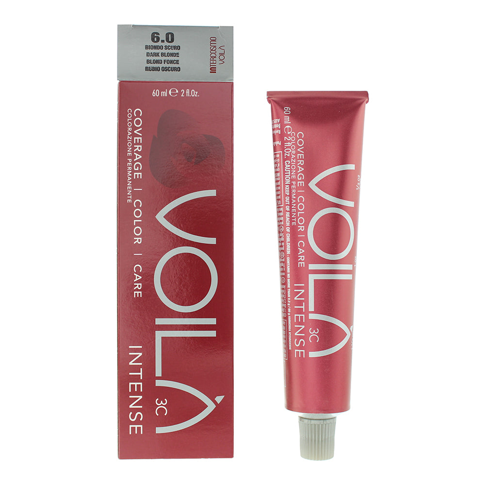 Intercosmo Voila 3C Intense 6.0 Dark Blonde Hair Color 60ml - Glow Empire