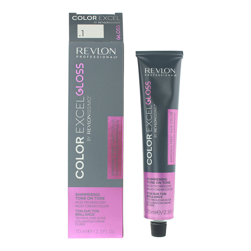 Revlon Revlonissimo Colorsmetique Color Excel Gloss 1 Anti-Red Hair Colour 70ml - Glow Empire