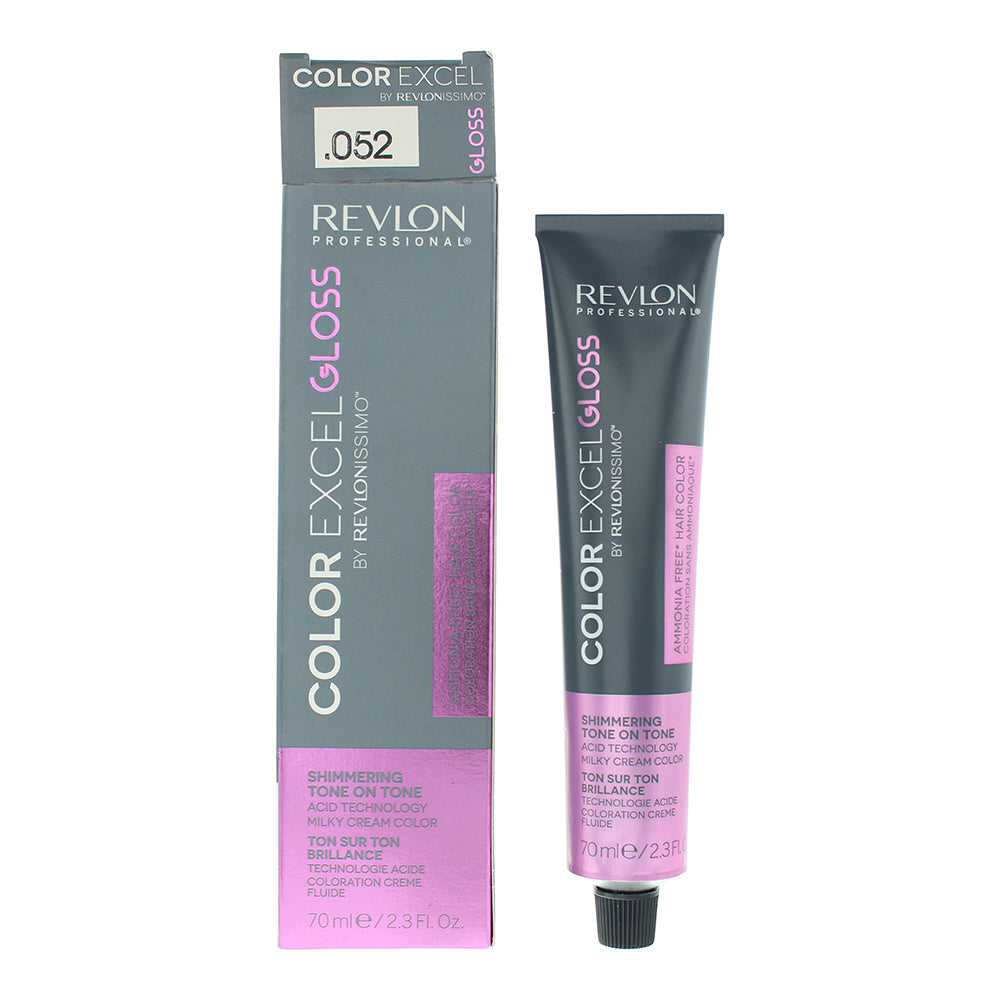 Revlon Revlonissimo Colorsmetique Color Excel Gloss 052 Raspberry Pink Hair Colour 70ml - Glow Empire