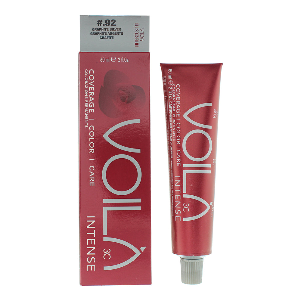 Intercosmo Voilà 3C Intense 60ml - 92 Graphite Silver - Glow Empire