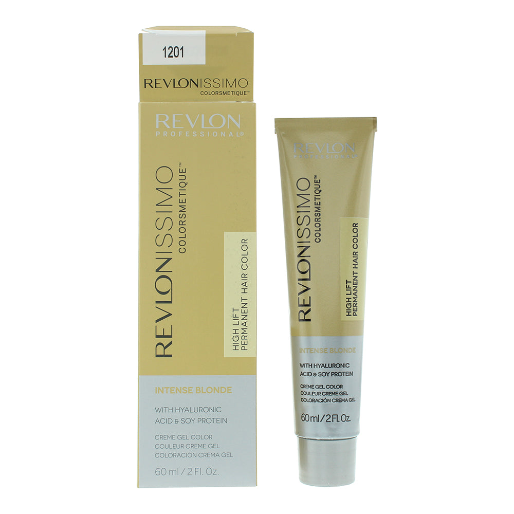 Revlon Revlonissimo Colorsmetique Permanent Hair Colour 60ml - 1201 Ash Intense Blonde - Glow Empire