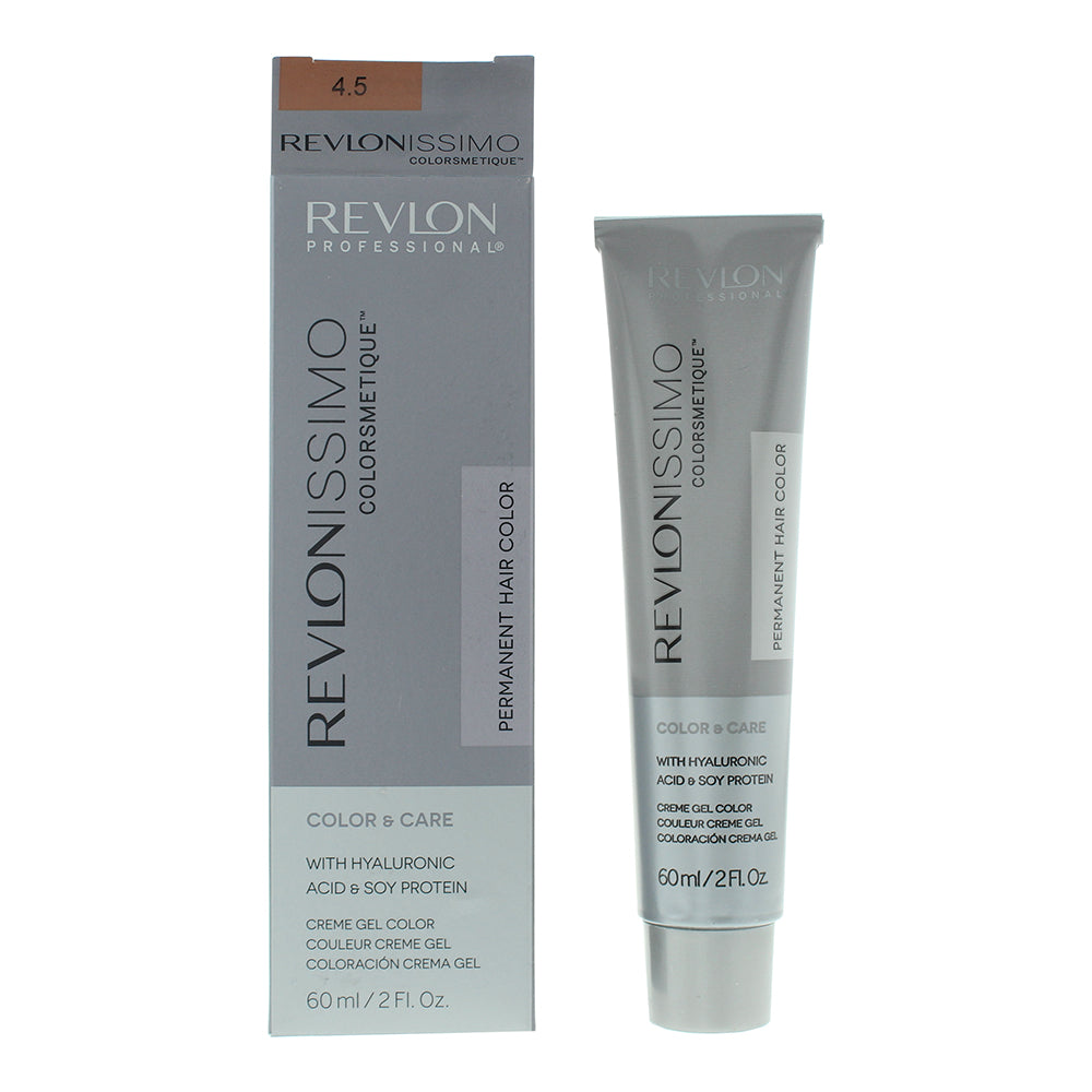 Revlon Revlonissimo Colorsmetique 4.5 Medium Mahogany Brown Hair Colour 60ml - Glow Empire