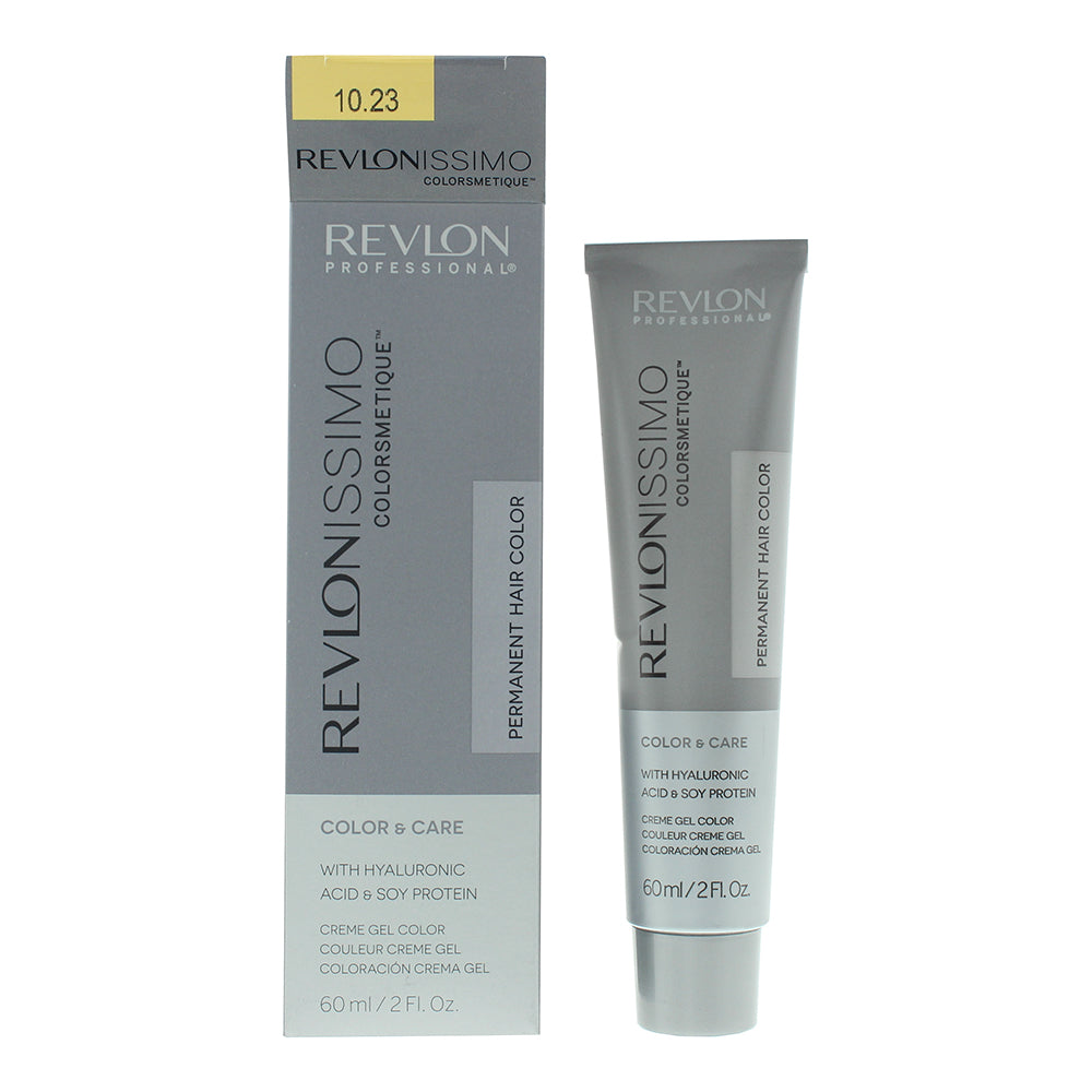 Revlon Revlonissimo Colorsmetique 10.23 Pale Pearly Beige Blonde Hair Colour 60ml - Glow Empire