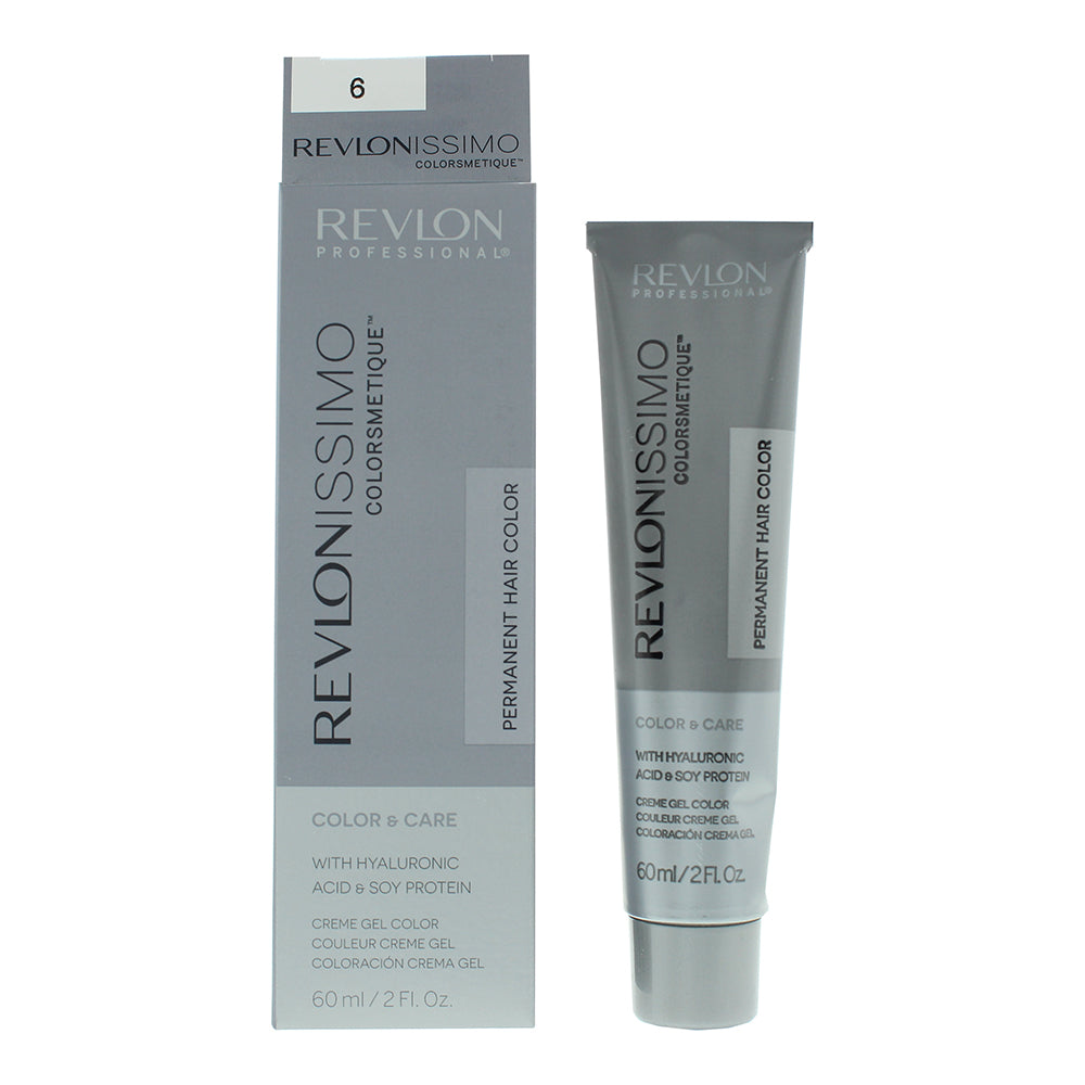 Revlon Revlonissimo Colorsmetique Permanent Hair Color 60ml -  6 Dark Blonde - Glow Empire