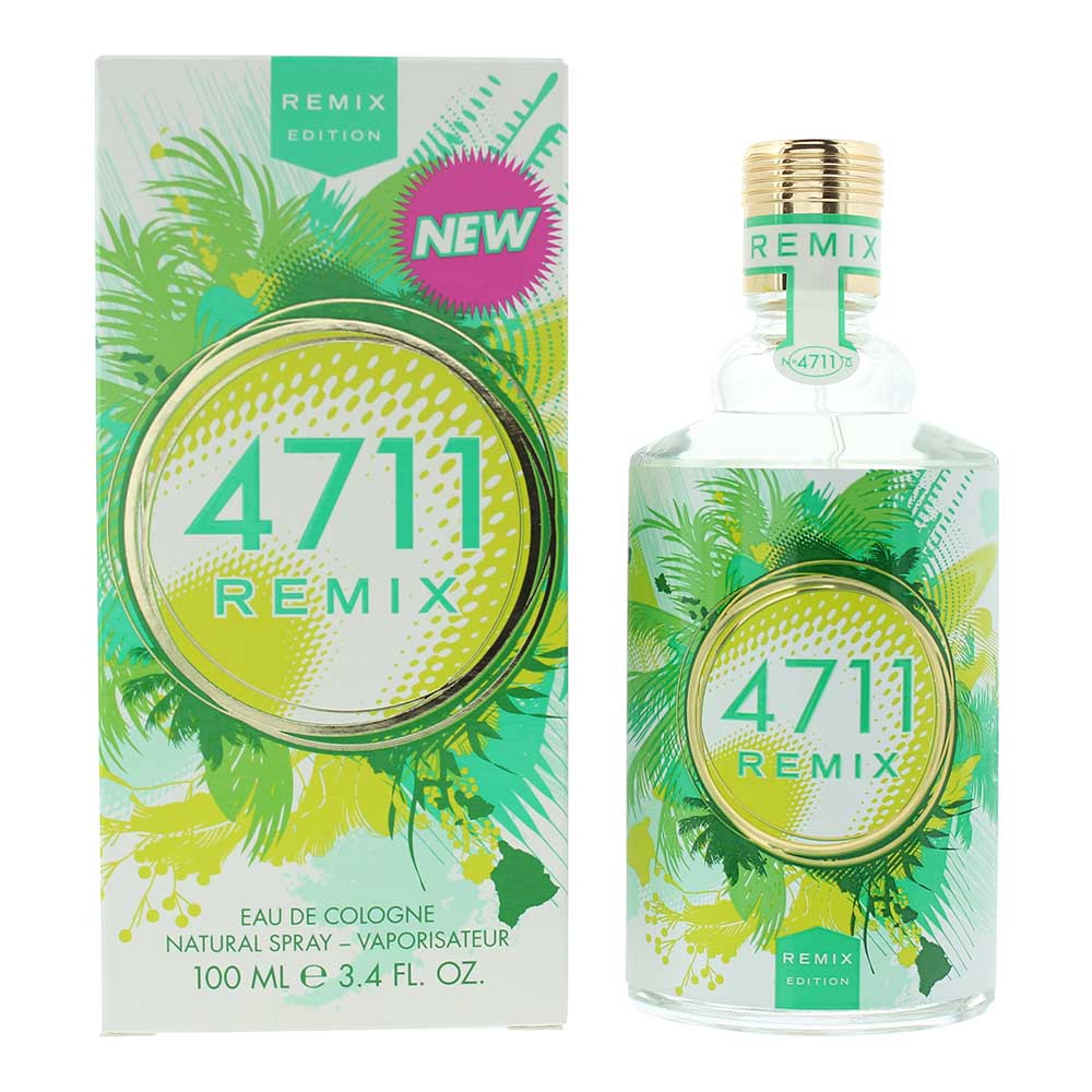 4711 Remix Green Oasis Eau de Cologne 100ml Spray - Glow Empire