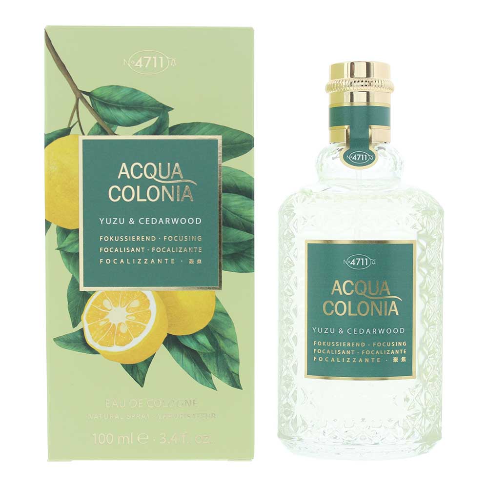 Mäurer & Wirtz 4711 Acqua Colonia Yuzu & Cedarwood Eau de Cologne 100ml Spray - Glow Empire