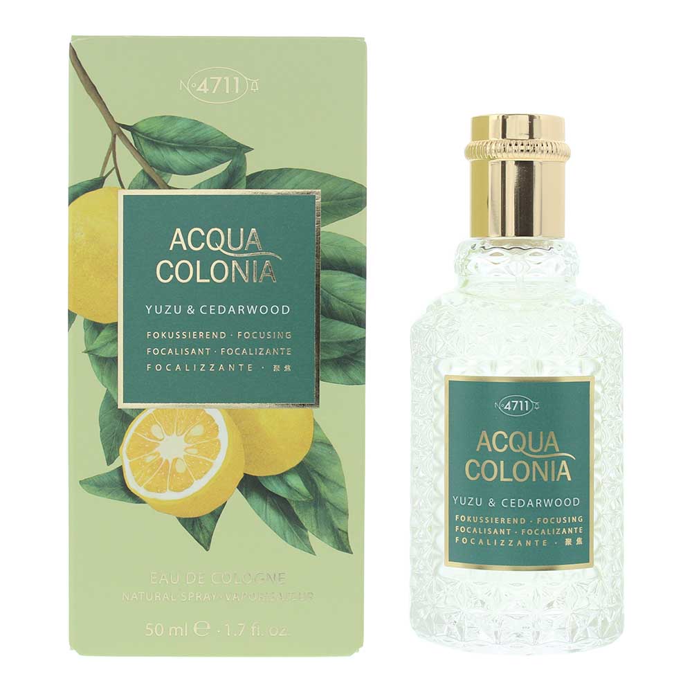 Mäurer & Wirtz 4711 Acqua Colonia Yuzu & Cedarwood Eau de Cologne 50ml Spray - Glow Empire