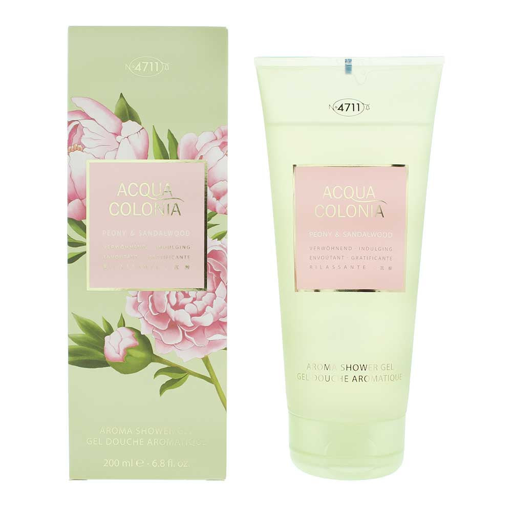 4711 Acqua Colonia Peony & Sandalwood Shower Gel 200ml - Glow Empire