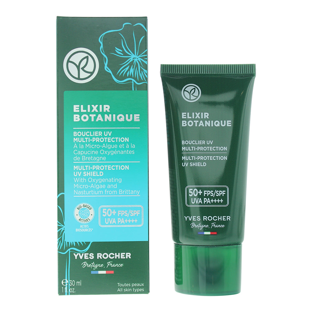 Yves Rocher Elixir Botanique Multi-Protection SPF50+ UV Shield Face Cream 30ml  - Glow Empire