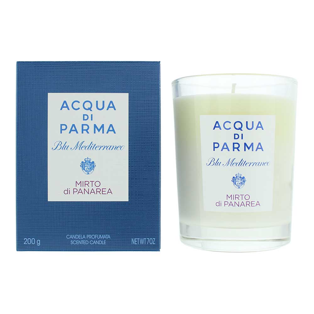 Acqua di Parma Blu Mediterraneo Mirto di Panarea Candle 200g  - Glow Empire