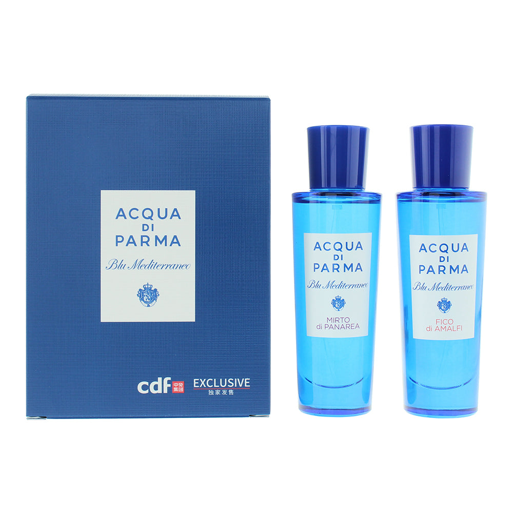 Acqua di Parma Blu Mediterraneo Gift Set 30ml Mirto de Panarea EDT + 30ml Fico de Amalfi EDT - Glow Empire