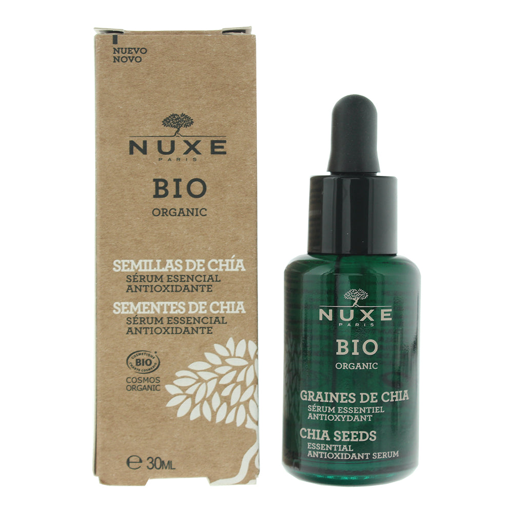 Nuxe Bio Organic Chia Seeds Essential Antioxidant Serum 30ml - Glow Empire