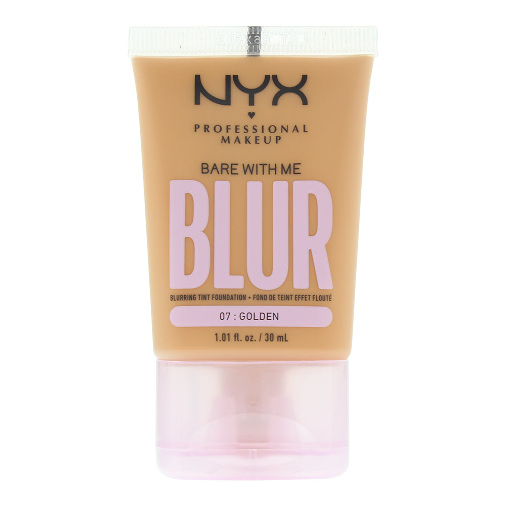 NYX Bare With Me Blur 07 Golden Foundation 30ml - Glow Empire