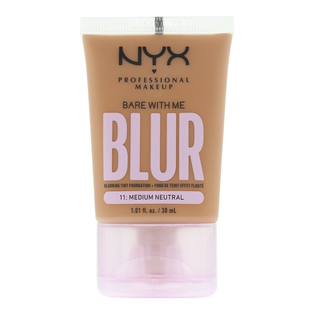 NYX Bare With Me Skin Tint Foundation 30ml - 11 Medium Neutral - Glow Empire