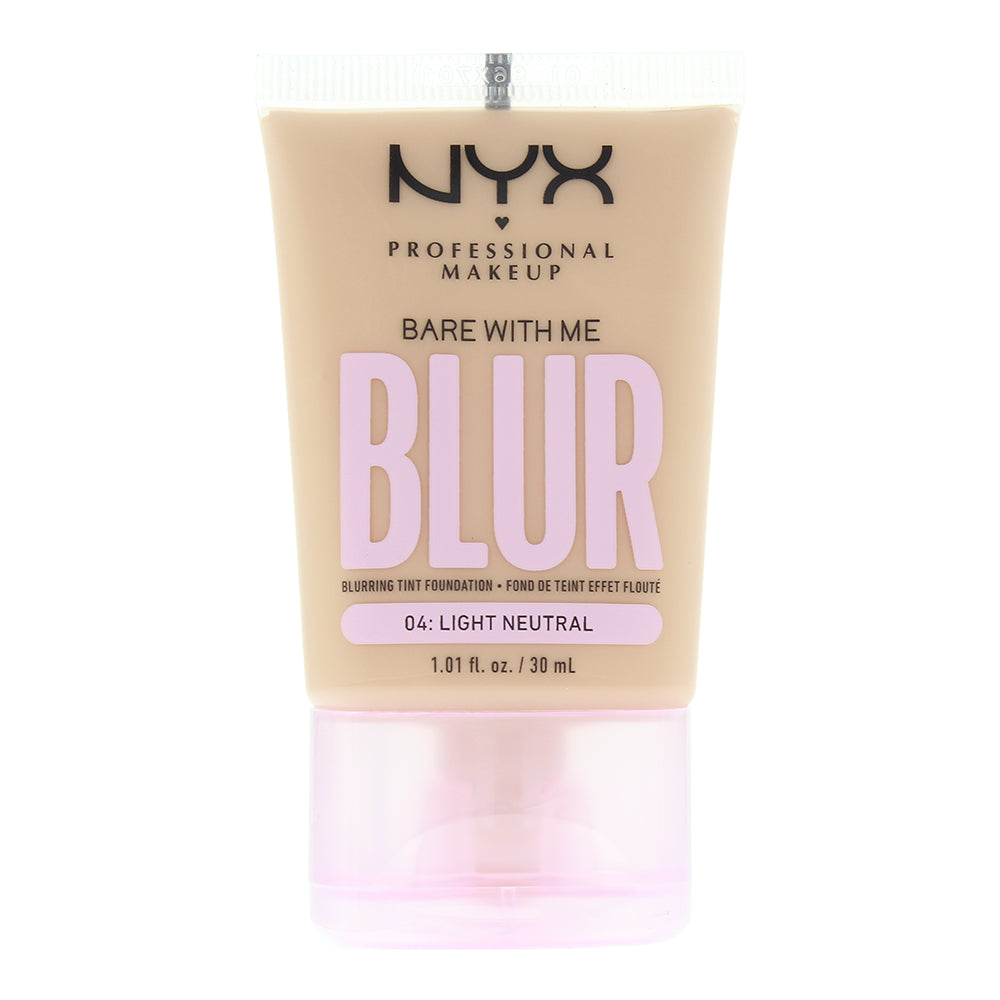 NYX Bare With Me Blur Foundation 30ml - 04 Light Neutral - Glow Empire
