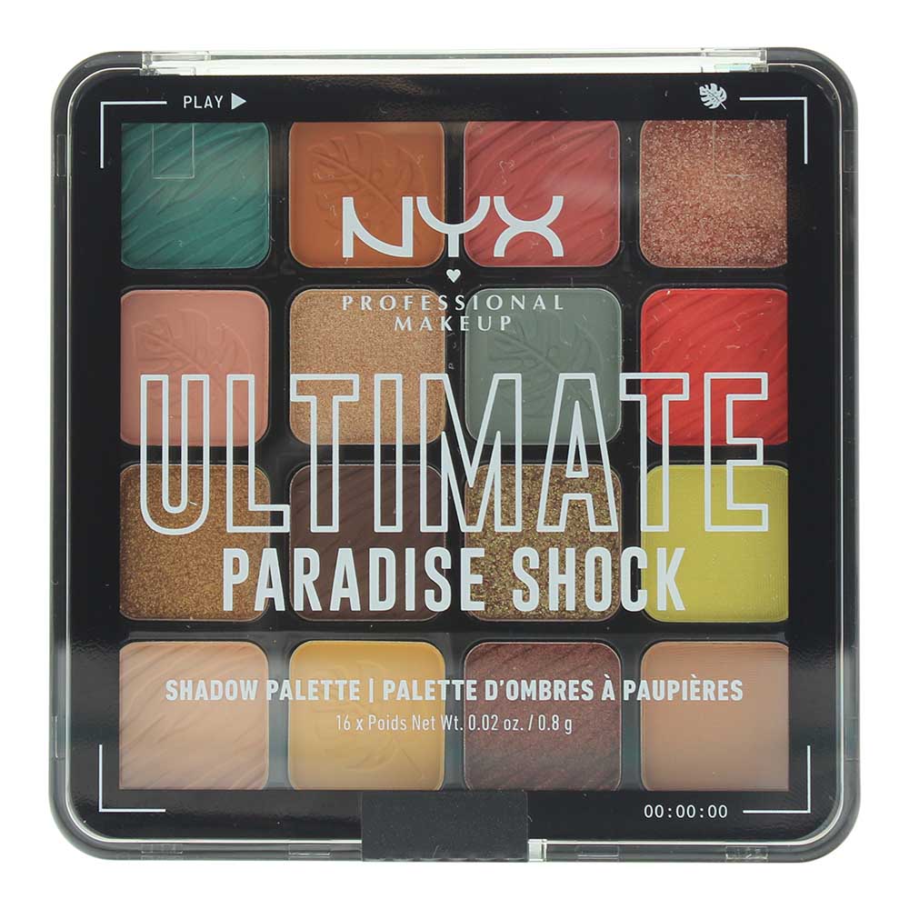 NYX Ultimate Eyeshadow Palette 16 x 0.83g - Paradise Shock - Glow Empire