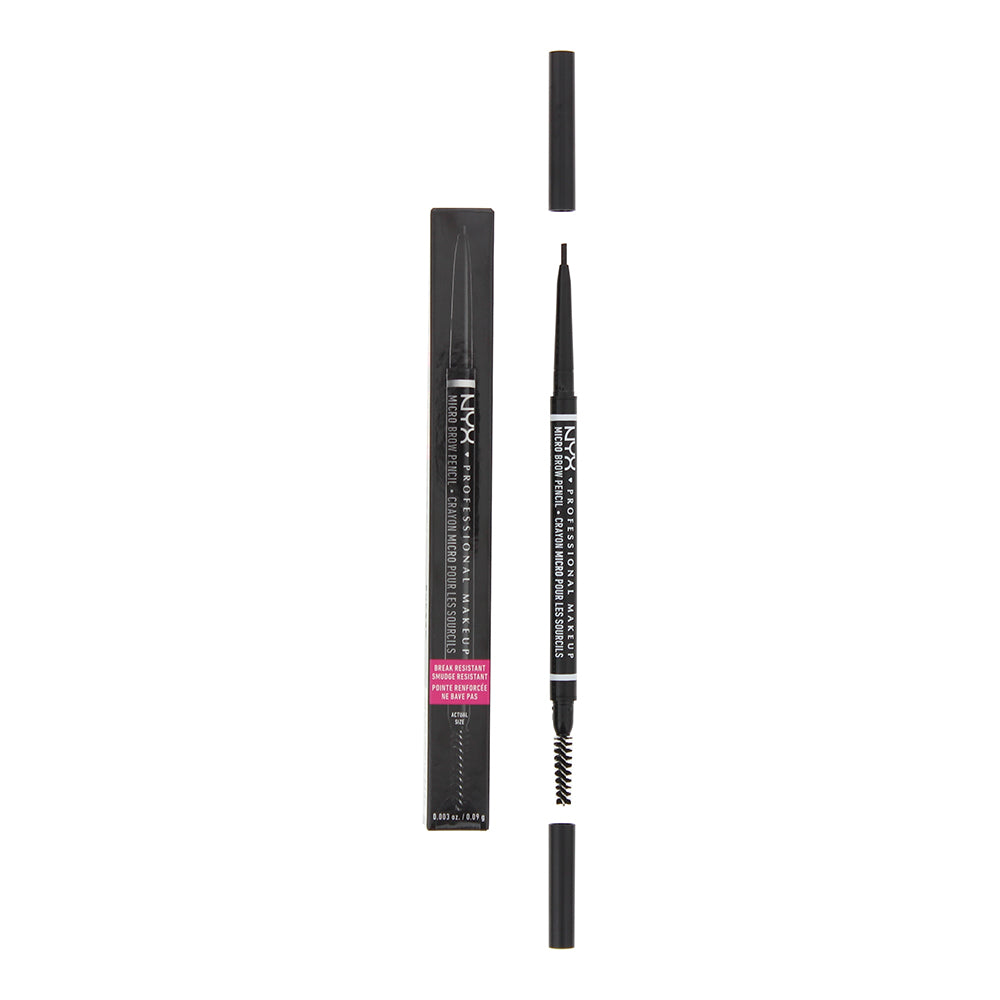 NYX Micro Brow Black Pencil 0.09g - Glow Empire