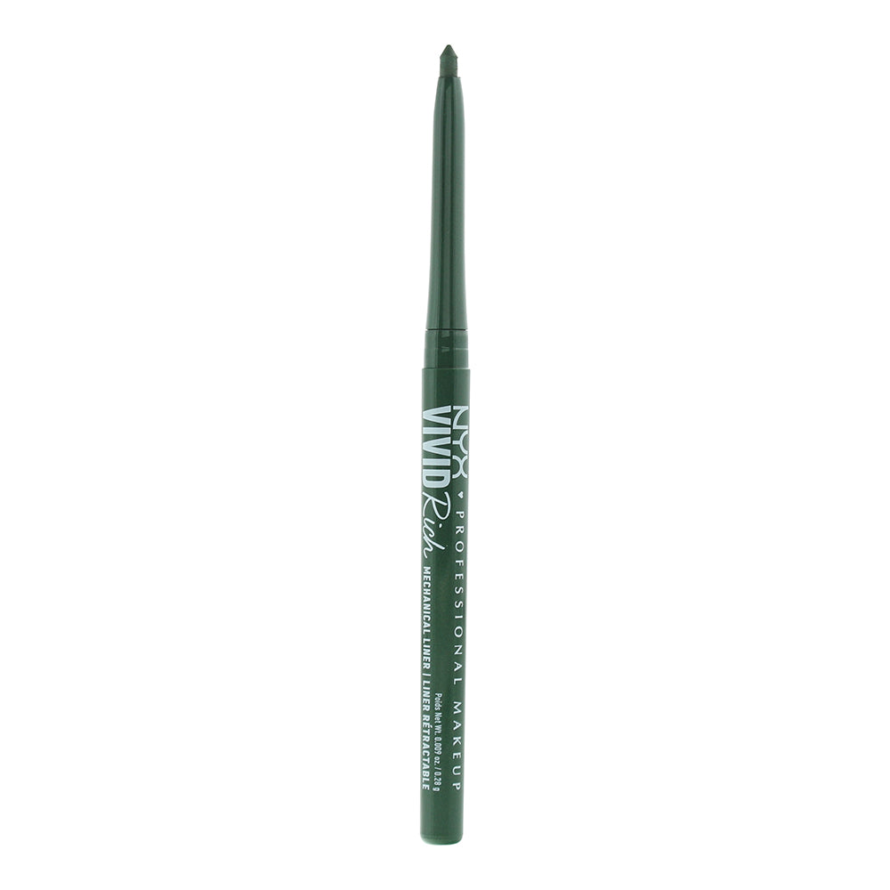NYX Vivid Mechanical Eyeliner Pencil 0.28g - 08 Emerald Empire - Emerald - Glow Empire