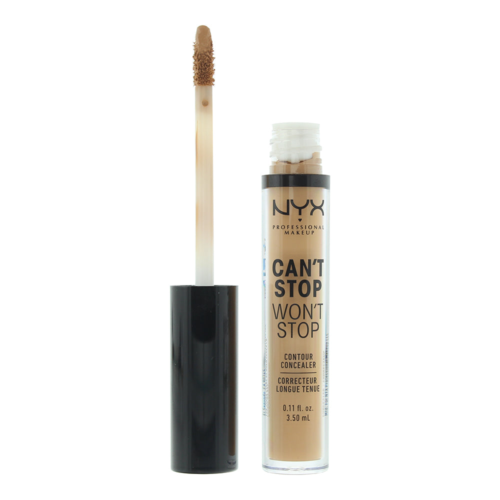 NYX Can't Stop Won't Stop 24H Caramel Concealer 3.5ml - Glow Empire