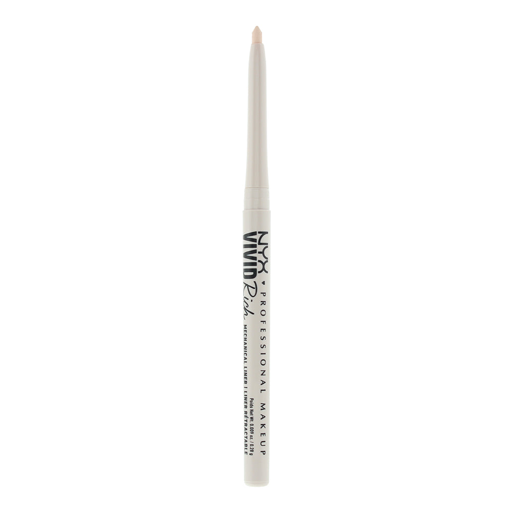 NYX Vivid Mechanical Eyeliner Pencil 0.28g - 02 Quartz Queen - Cream - Glow Empire