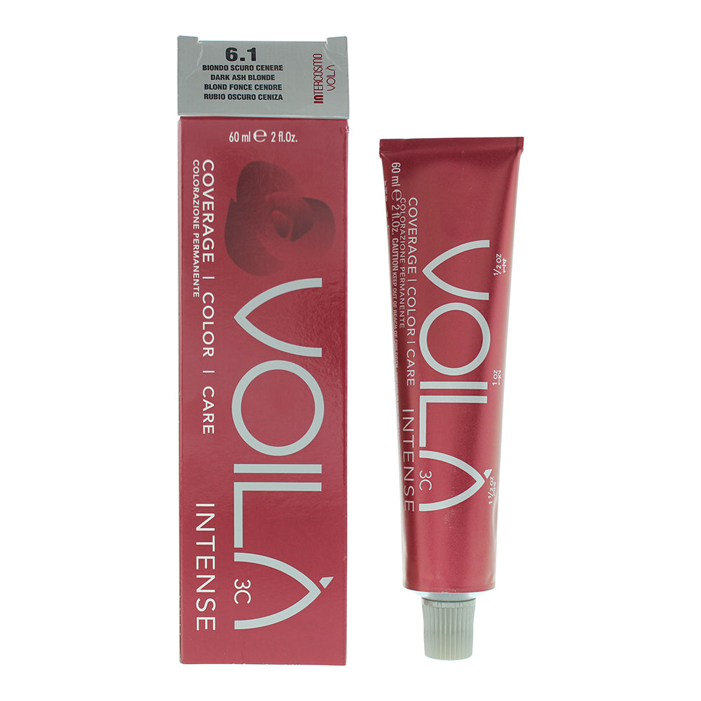 Intercosmo Voilà 3C Intense 60ml - 6.1 Dark Ash Blonde - Glow Empire