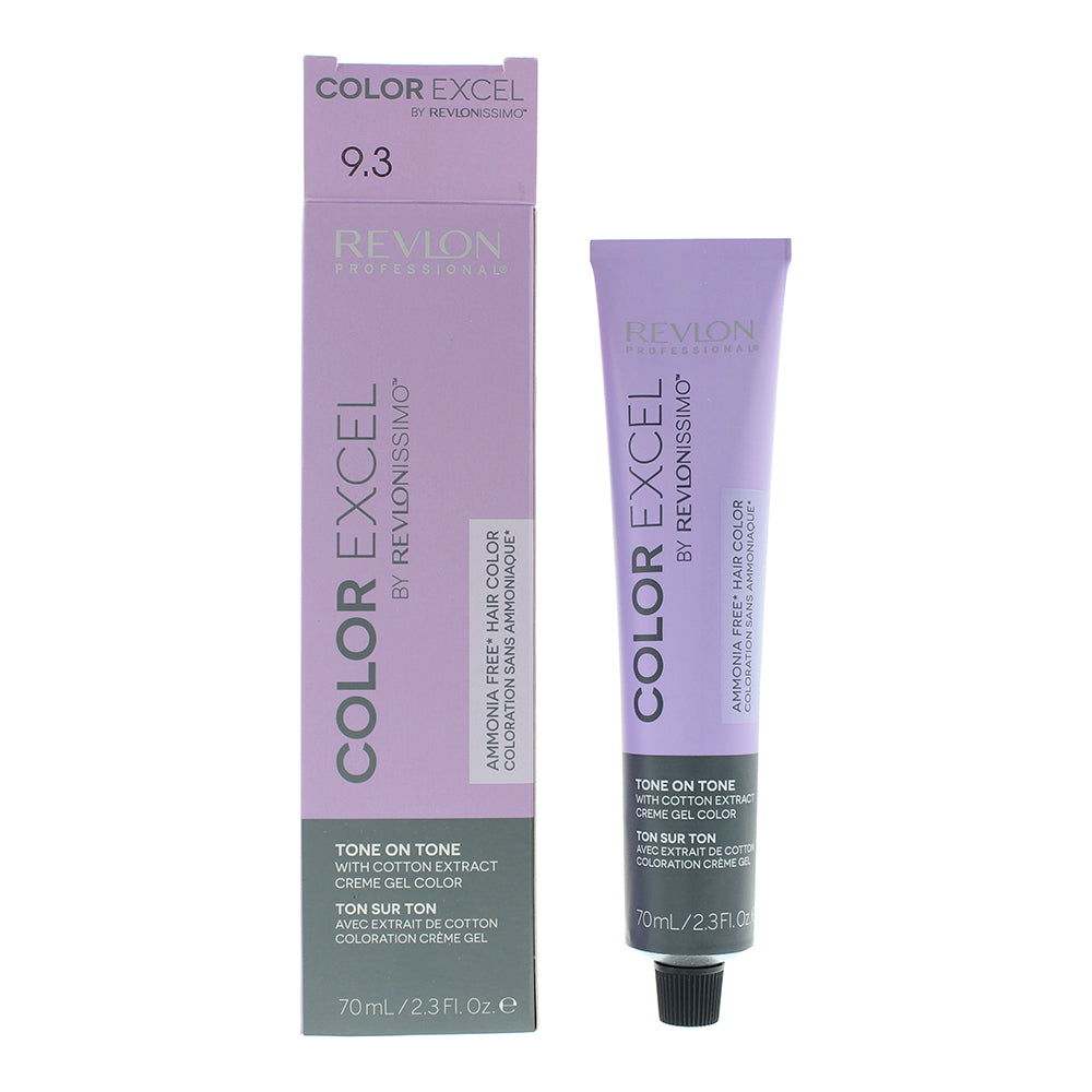 Revlon Revlonissimo Color Excel Tone On Tone Creme Gel Color 70ml - 9.3 - Glow Empire