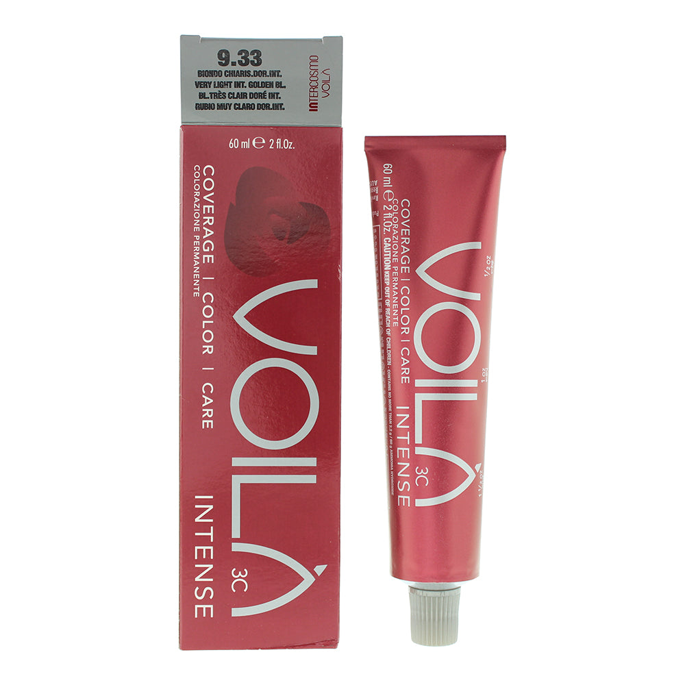 Intercosmo Voilà 3C Intense 60ml - 9.33 Very Light Intense Golden Blonde - Glow Empire